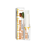 Beef Tallow Lip Balm with Manuka Honey – Natural Lip Moisturiser for Dry, Cracked Lips | Nourishes, Softens & Adds Shine