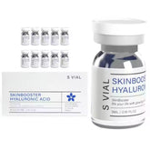 Advanced Skin Booster Hyaluronic Acid Serum - Anti-Aging & Hydration Treatment with Niacinamide, Retinol, Amino Acids, and Vitamins for Youthful Glow - 10 Vials