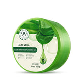 99% Pure Aloe Vera Gel, 300g - Soothing and Hydrating Moisturizing Gel for Face, Hair, and Body - Natural Skin Care Solution for Sunburn, Acne, and Dry Skin