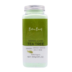 Britains Beauty Tea Tree Repair Crystal Jelly Mask - Pure Organic Soothe & Hydrate Formula for Clear, Radiant Skin - Deep Pore Cleansing, Anti-Inflammatory, Natural Ingredients, 23 FL.OZ