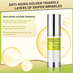 Retinol Shot Tightening Serum for Firm Skin - Anti-Aging Face Serum for Wrinkles, Pores, and Fine Lines