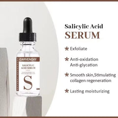 Salicylic Acid Serum for Clear Skin - Natural Acne Treatment with Glycolic, 30ml
