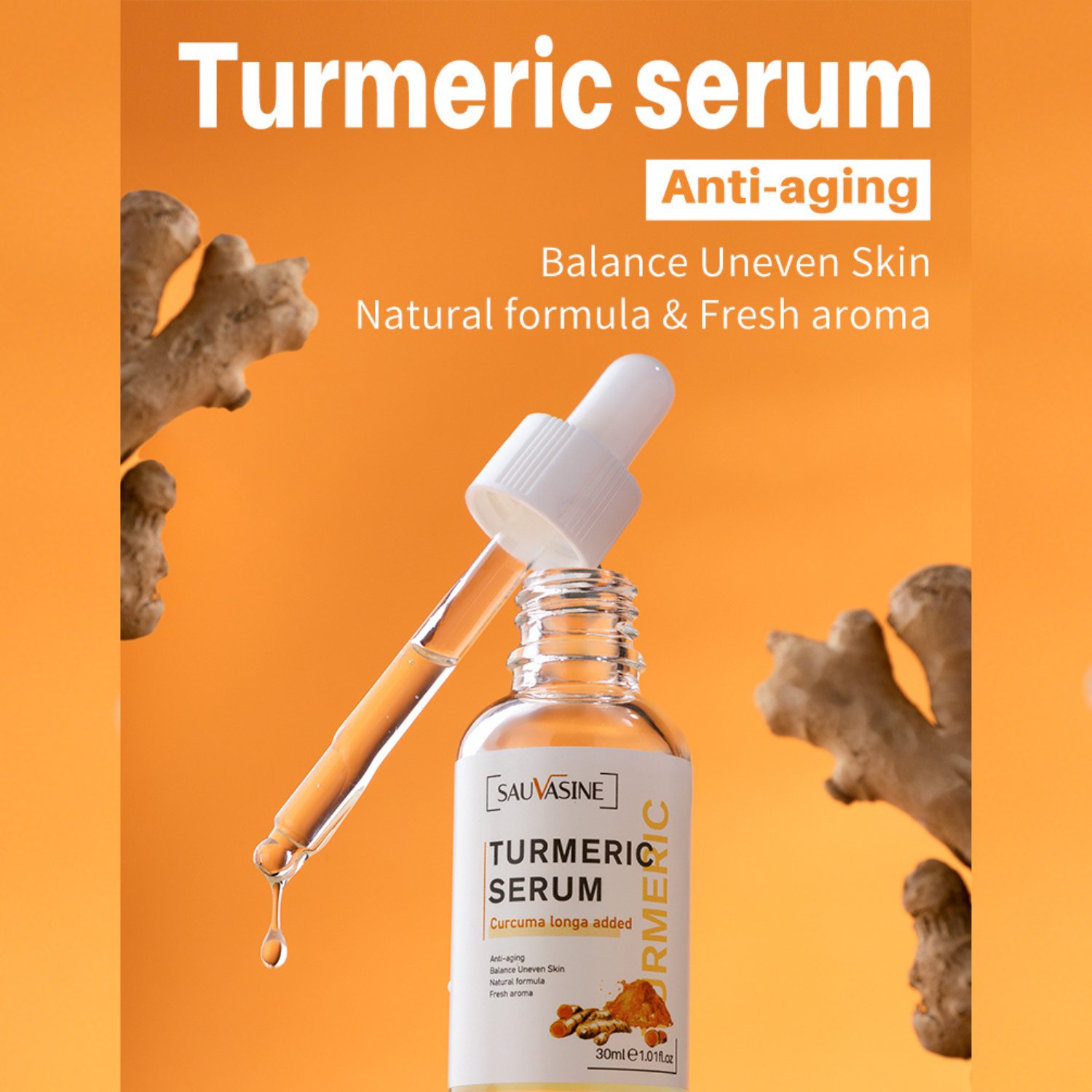 Turmeric Serum for Anti-Aging and Skin Repair  - 30ml