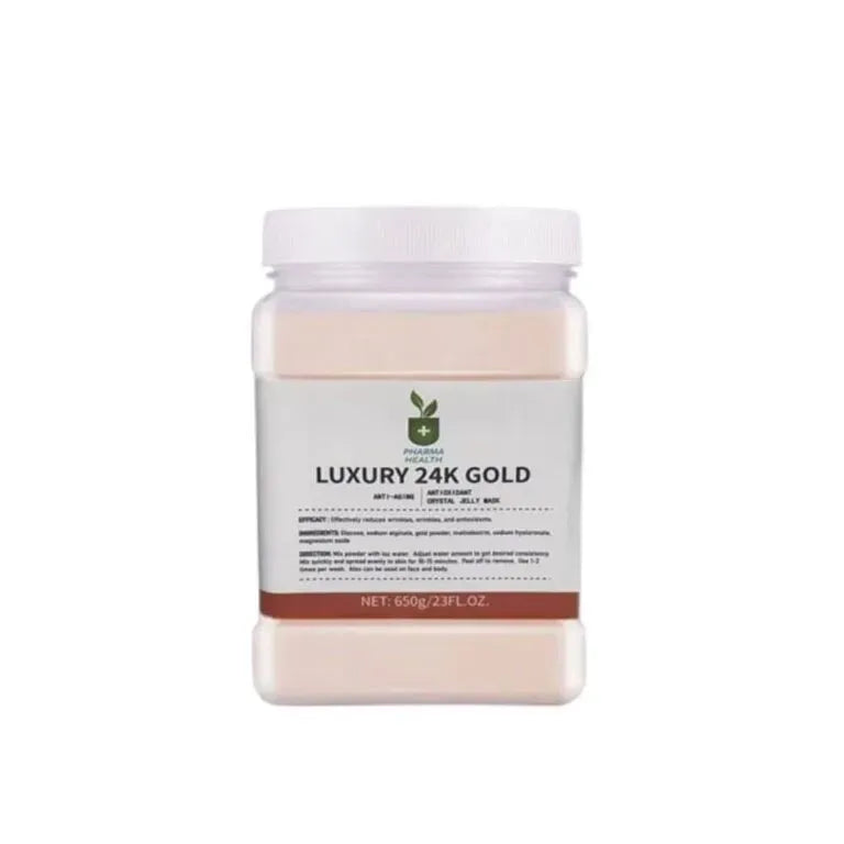 Luxury 24K Gold Jelly Mask - Anti-Aging, Hydrating, and Revitalising Facial Treatment for Radiant Skin - Premium Skincare, Reduces Wrinkles, Fine Lines, and Dark Spots - 250ml