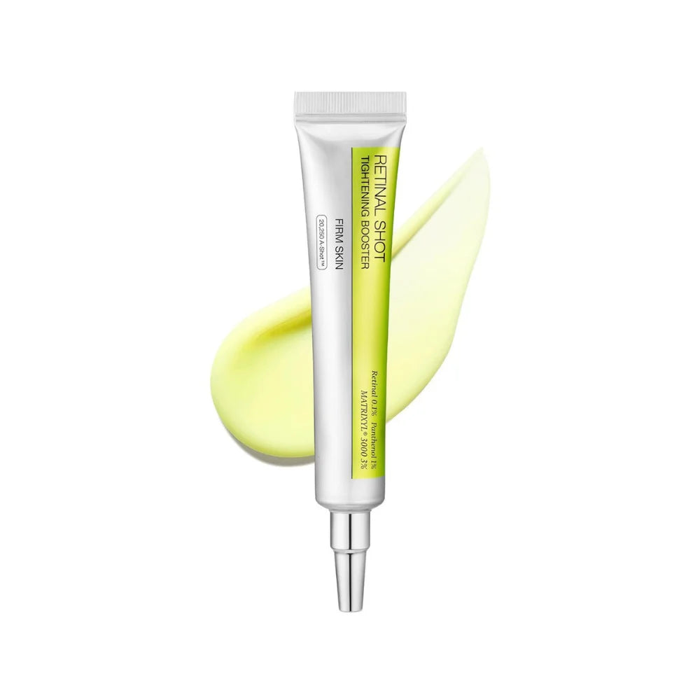 Retinal Shot Tightening Booster Cream for Firm Skin, Deep Wrinkle Reduction, Pore Minimising, Anti-Aging Face Treatment with Nano Retinal and Peptides