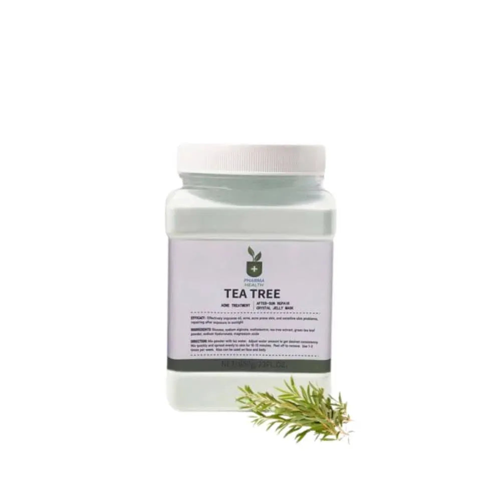 Tea Tree Jelly Mask - Acne Treatment & After-Sun Repair, Hydrating & Soothing Facial Mask for Clear, Glowing Skin - 250ml/8.8oz | Deep Cleansing, Anti-inflammatory, Cooling Effect