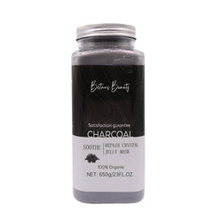 Britain's Beauty Charcoal Soothe & Repair Crystal Jelly Mask - Deep Hydration with 100% Organic Ingredients, 650g/23fl.oz.