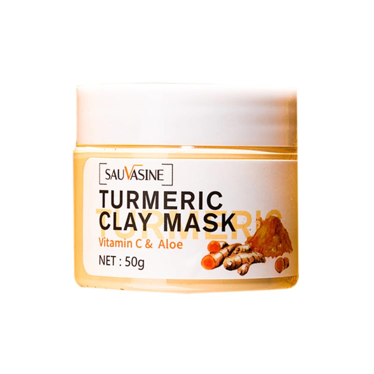 Turmeric Clay Mask with Vitamin C & Aloe - 50g
