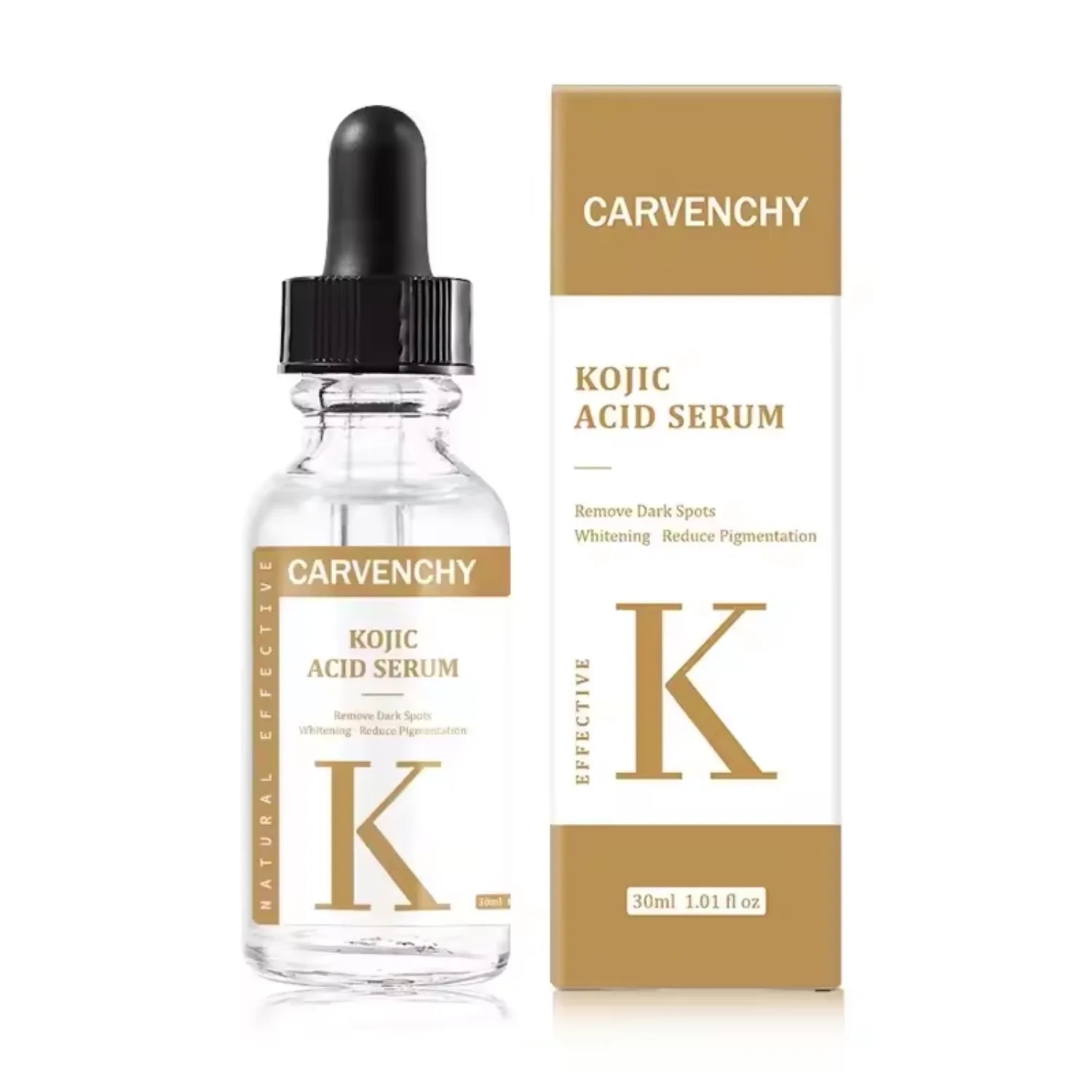 Kojic Acid Serum for Dark Spot Corrector & Skin Brightening, 30ml - Natural & Paraben Free