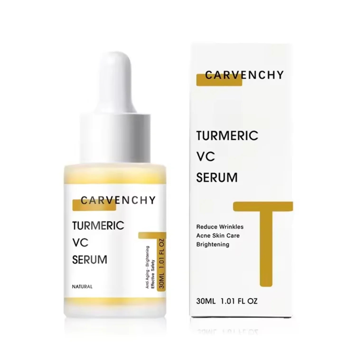 Turmeric Vitamin C Serum - Anti-Aging, Acne Treatment, Skin Brightening, For All Skin Types