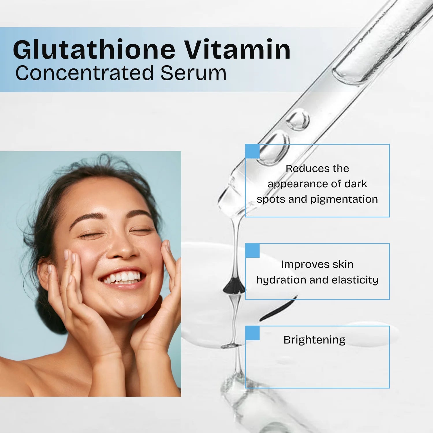 5+ Vitamin Concentrated Serum – Brightening Antioxidant with Niacinamide, Vitamin C, Vitamin E, Alpha-Arbutin & Glutathione | Anti-Aging & Hydrating Face Serum - 30 ml