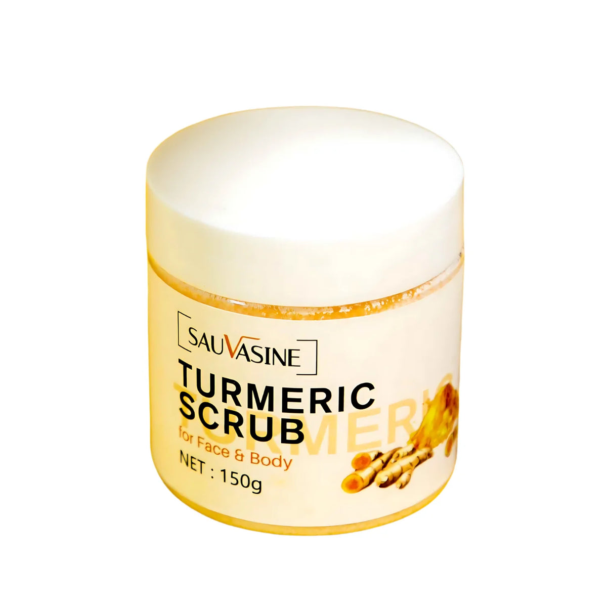 Turmeric Scrub for Face and Body - Deep Cleansing, Detoxifying, Skin Brightening