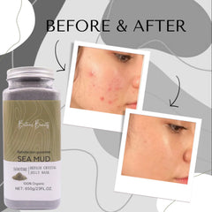 Britain's Beauty Sea Mud Soothe Repair Crystal Jelly Mask - Deep Hydration, Radiance, Organic Ingredients - 650g/23 fl. oz.