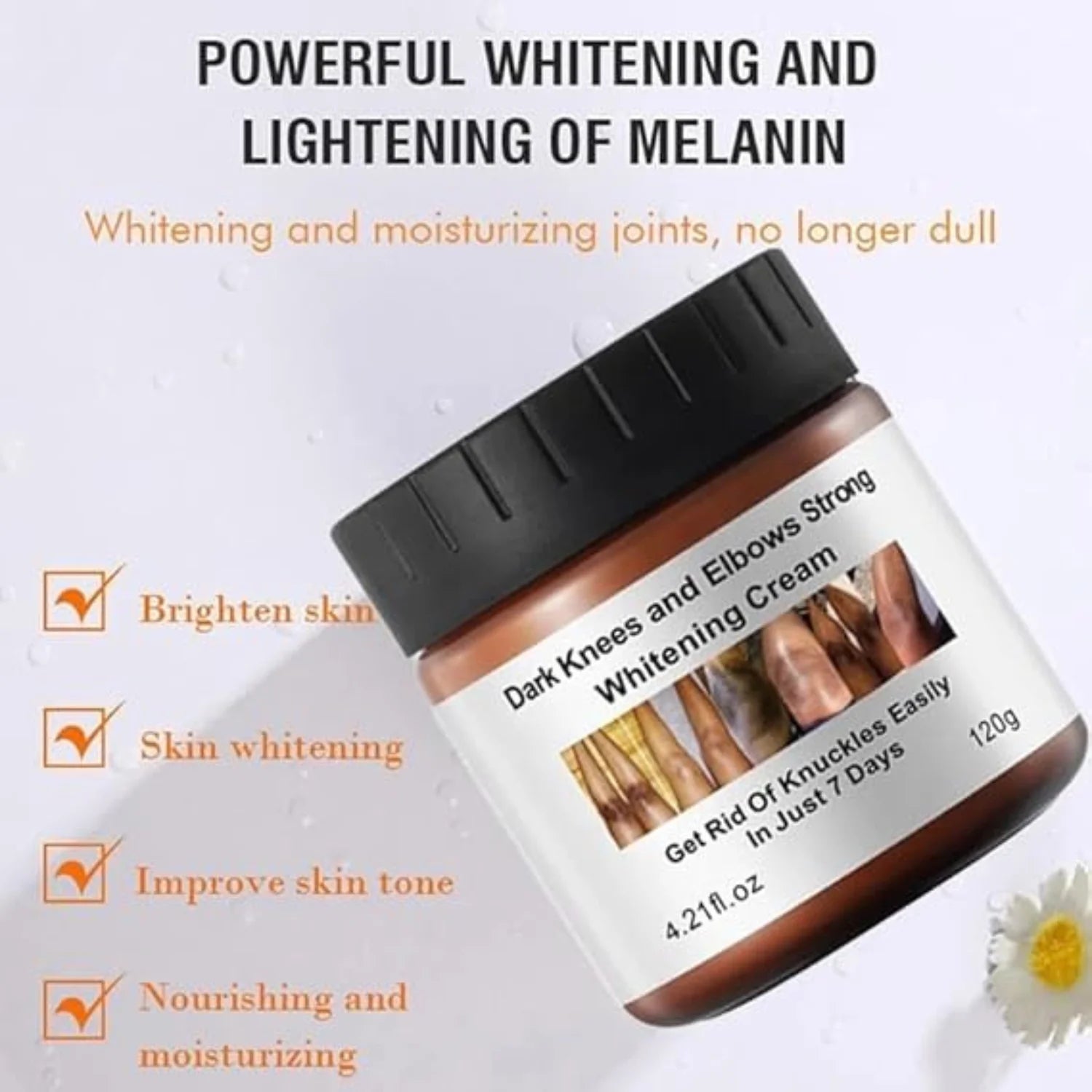 Dark Knees and Elbows Strong Whitening Cream