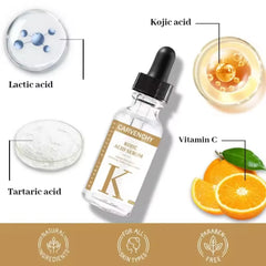 Kojic Acid Serum for Dark Spot Corrector & Skin Brightening, 30ml - Natural & Paraben Free