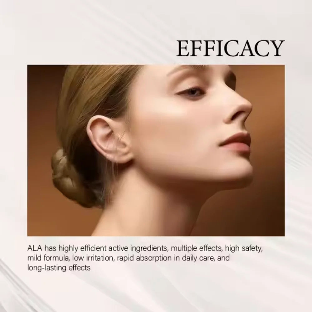 ALA Concentrate Ampoule Serum – Brightening, Anti-Aging, Collagen Boosting & Anti-Inflammatory Facial Treatment for Professional Skincare Use