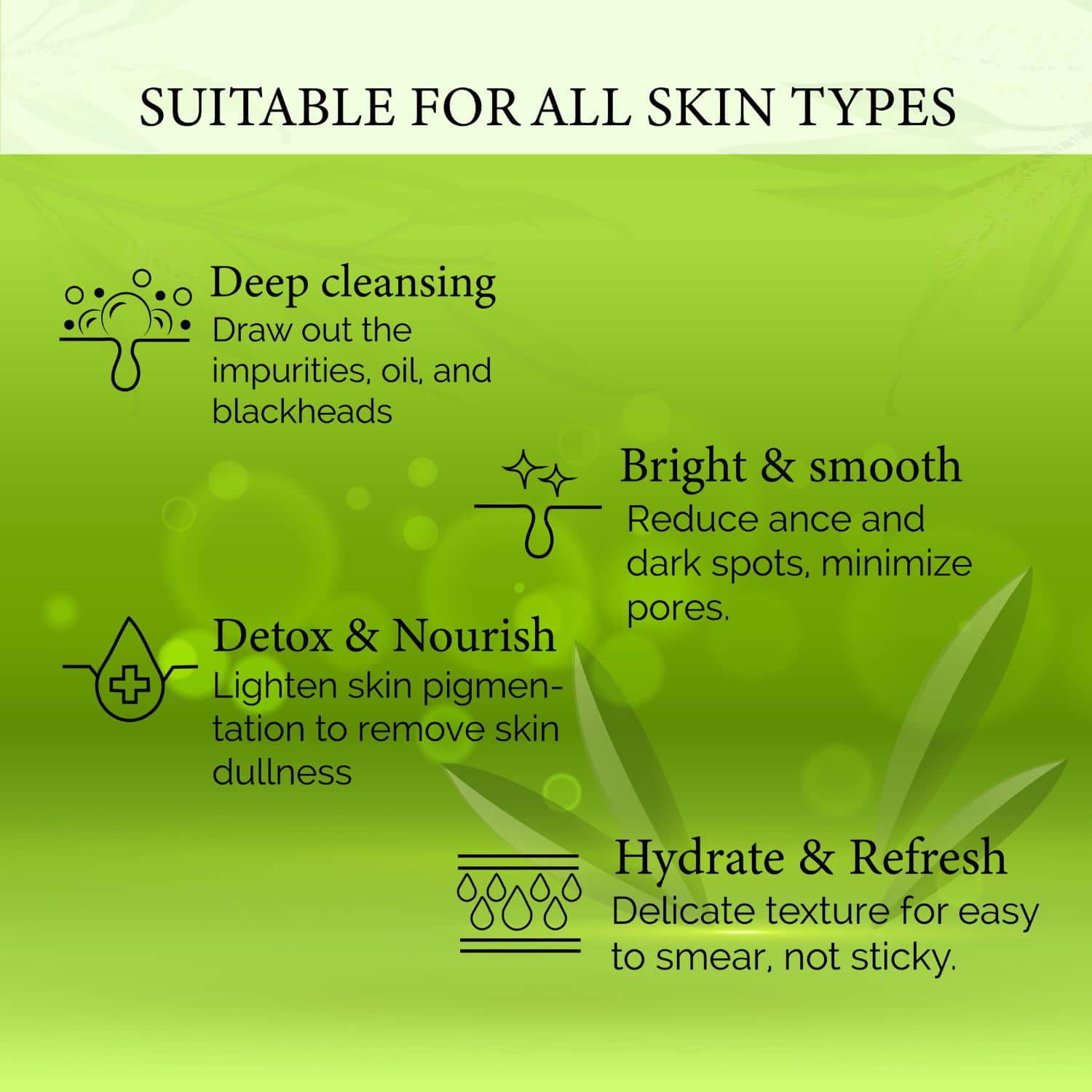 Tea Tree Jelly Mask - Acne Treatment & After-Sun Repair, Hydrating & Soothing Facial Mask for Clear, Glowing Skin - 250ml/8.8oz | Deep Cleansing, Anti-inflammatory, Cooling Effect